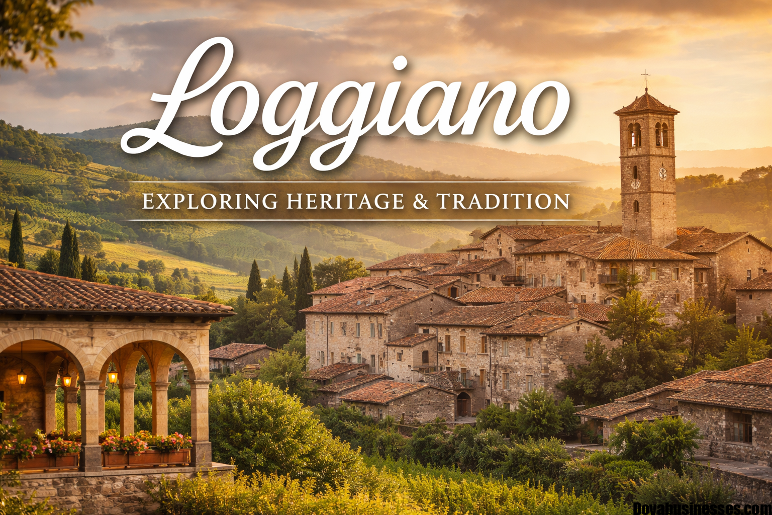 Loggiano Italian Heritage Village Landscape