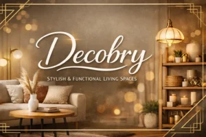 Decobry stylish and functional living room interior design concept
